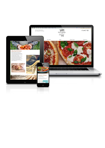Basil & Polenta Website design and Branding