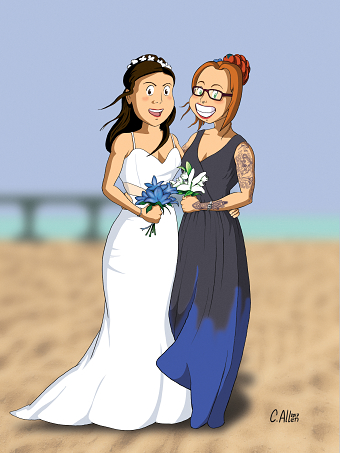 Andrea and Aisling