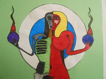 Life/Death/Life Goddess (Green)