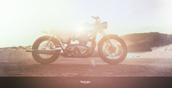 Triumph Bonneville - Thunder Black Cafe Racer