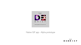 DeBrief GIF app