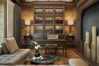 '50 shades of beige' home office