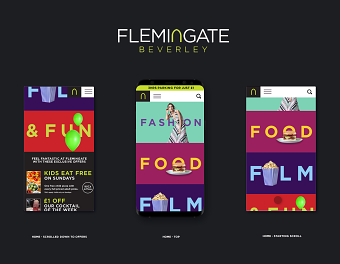 Mobile focussed website for Shopping Retail Park