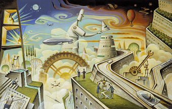 Tim Zeltner illustrates for LINK Magazine