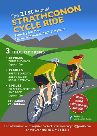 Strathconon charity cycle event