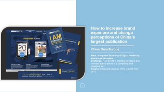 China Daily UK - Integrated & Digital Marketing Campain