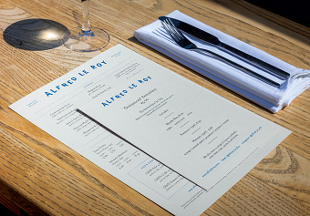 Alfred Le Roy Restaurant & Bar Menus