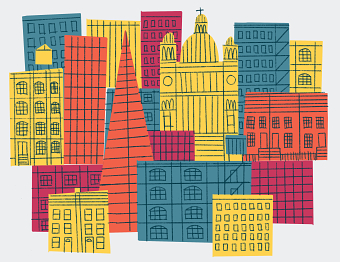 Cityscape Collage / Drawing