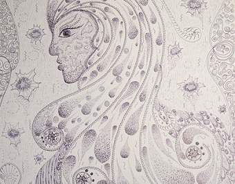 Abstract lady