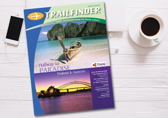 Thai Airways Trailfinders Magazine Cover