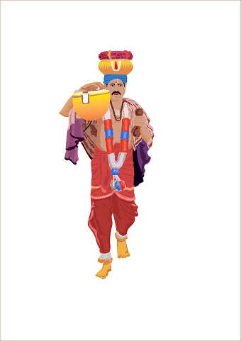 Illustration For Pongal