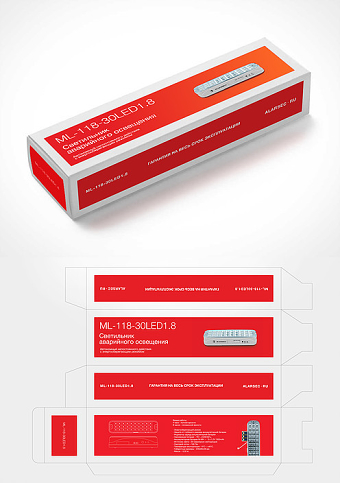 Emergency light package design