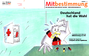 Magazine Cover on german election