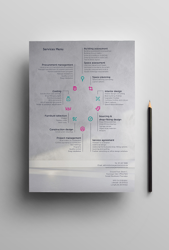 Ontarget Interiors Services Menu