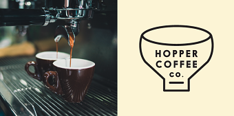 Hopper Coffee Co. - Logo design and branding
