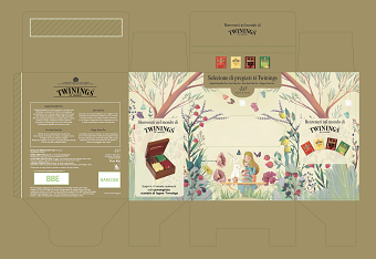 Packaging design for Twinings