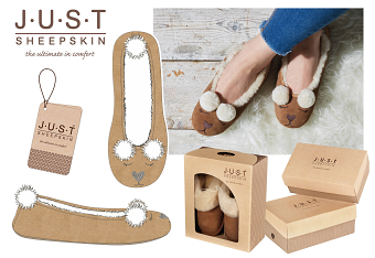 Just Sheepskin Packaging