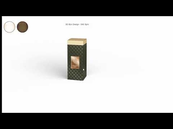 3d Brand Box Design, 360 Spin - Interactive Presentation