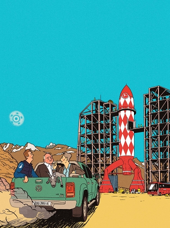 Cover by R Fresson for 11 FREUNDE magazine