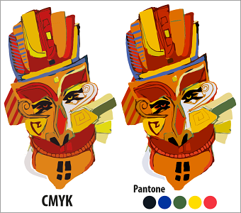 Conversion in Pantone