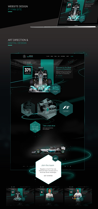 F1 SITE - Responsive
