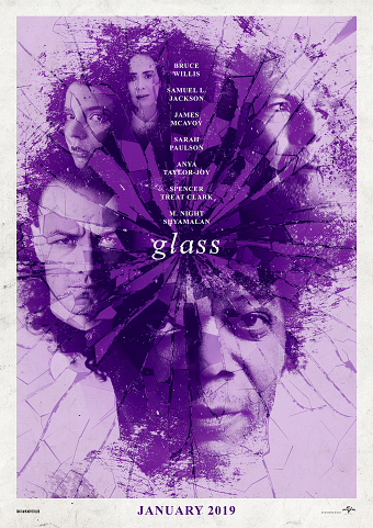 My teaser poster for the forthcoming 'Glass' movie.