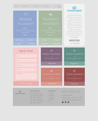 METRO DESIGN | WEBSITE | INSURANCE COMPANY