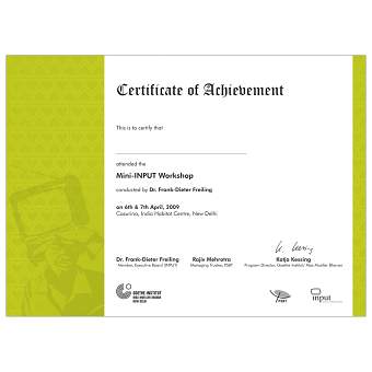 Certificates