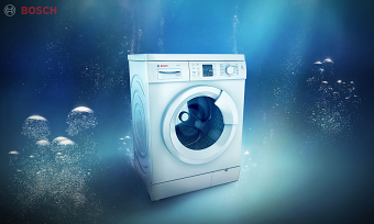 BOSCH 3D WASHING MACHINE POSTER