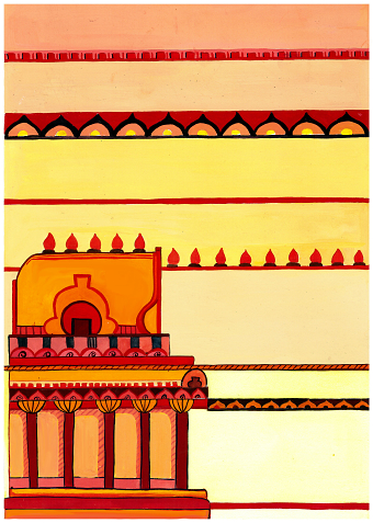 Book Divider - Inspired by South Indian Temples