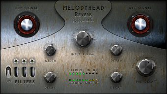 MelodyHead VST Reverb Unit GUI