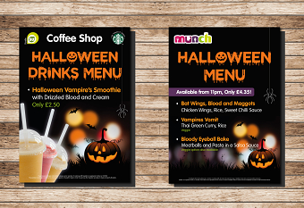Halloween Menu