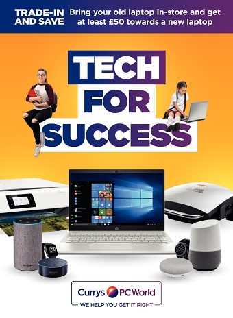 Currys PC World 'Tech For Success' leaflet
