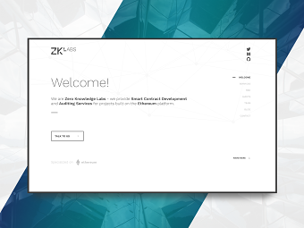 ZKLabs Landing Page