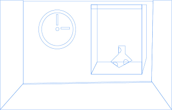 Room with a Wall Clock