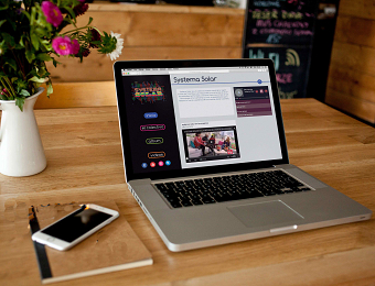 Web Design Systema Solar
