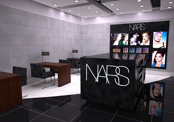 Makeup shop 3D Visualisation