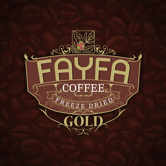 Fayfa Coffee Bottle Label & logo