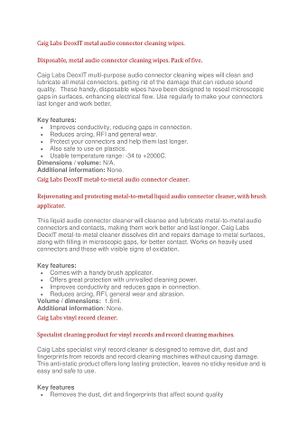Produce Descriptions for e-commerce website