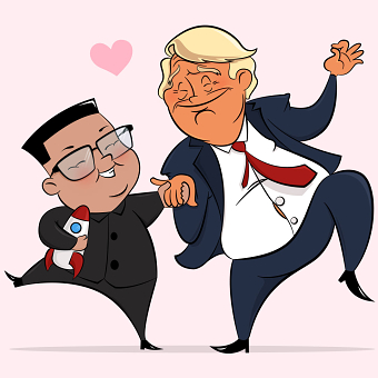 BFFs Trump & Kim Jong-Un