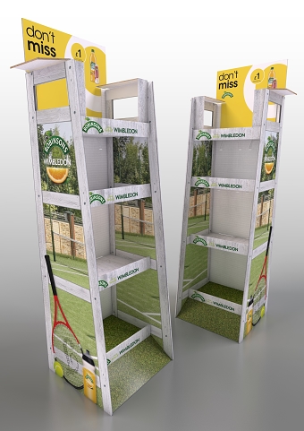 Britvic Wimbledon Umpires Chair FSDU Concept