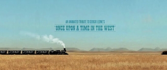 An animated tribute to Sergio Leone's "Once Upon a Time in the West"