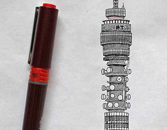 London Cityscape Drawing
