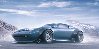 Automotive CGI: Lamborghini Miura SV2