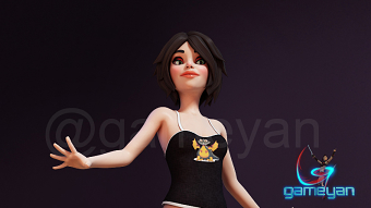 Abby –  3D Character Art by GameYan  Game Assets Creation