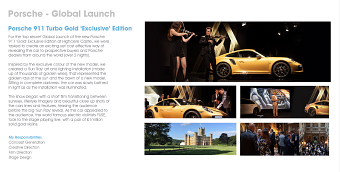 PORSCHE 911 LIMITED EDITION GOLD