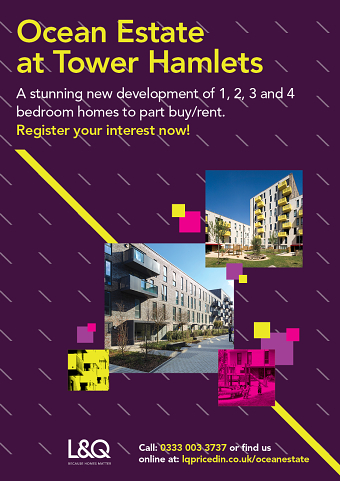 Ocean Estate poster for L&Q