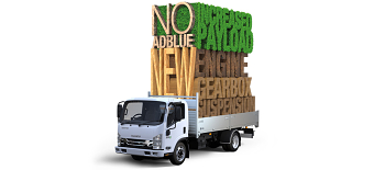 Isuzu Grafter Green. Loaded with benefits.