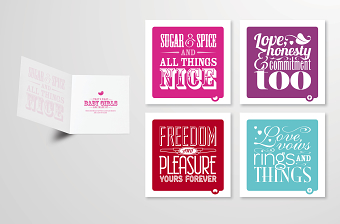 Greetings cards
