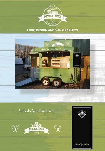Van Decals - Vintage Pizza